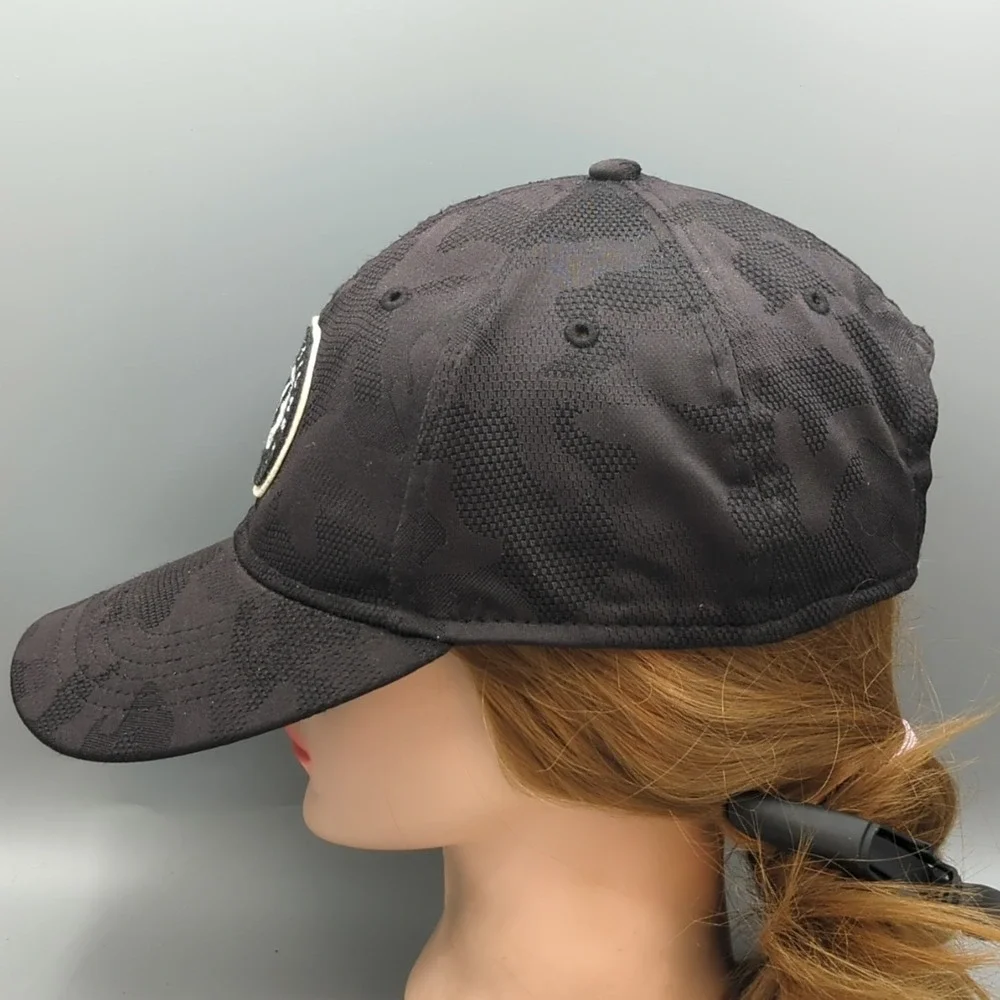 Bridgestone Golf Hat Cap Black Camo Snapback OSFA Adjustable